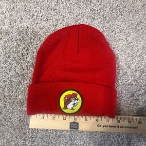 Buc-ees red knit Beanie winter hat